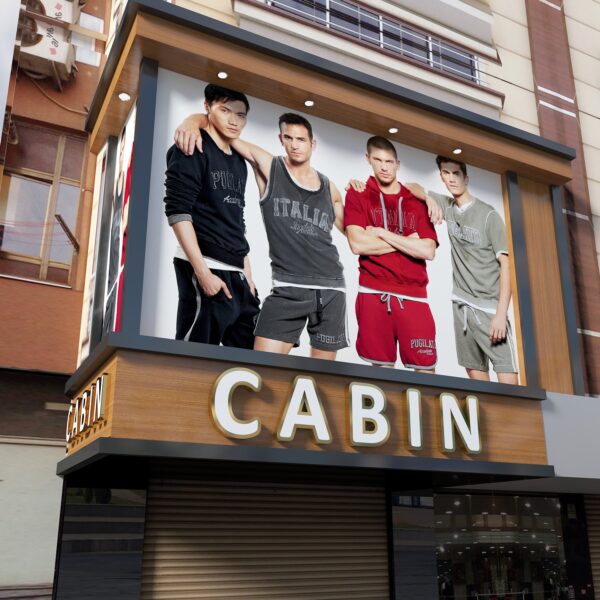 Cabin isikli kutu harf tabela