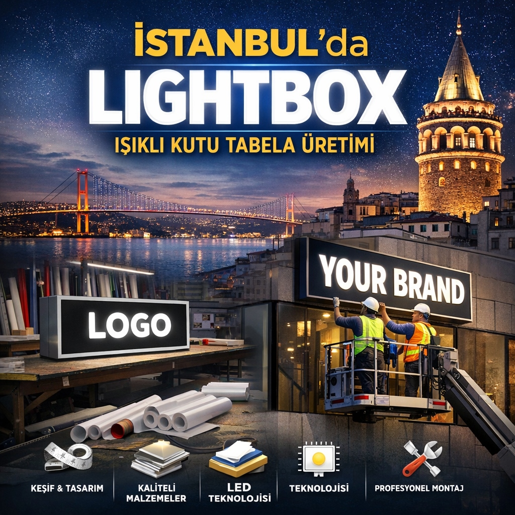 İstanbul Lightbox (Işıklı Kutu) Tabela Üretimi