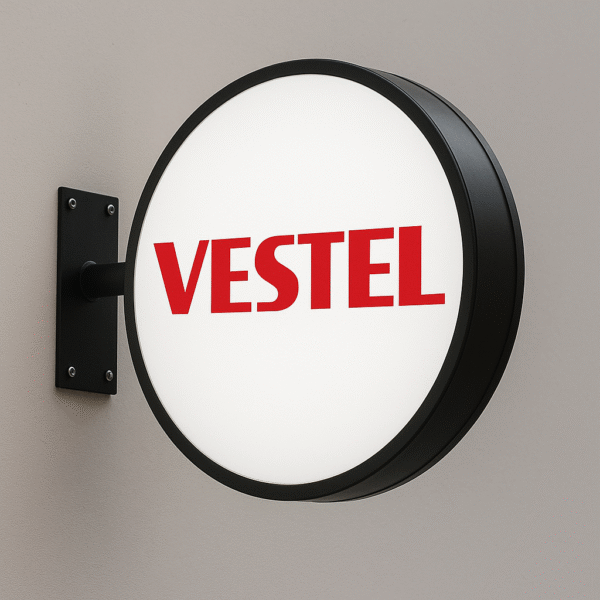 45 cm Yuvarlak Isikli Fener Tabela vestel