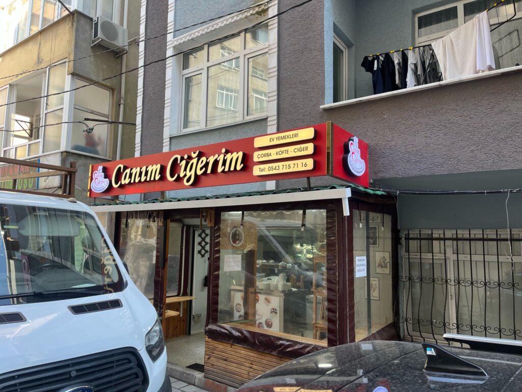 Canim cigerim ayazaga isikli tabela