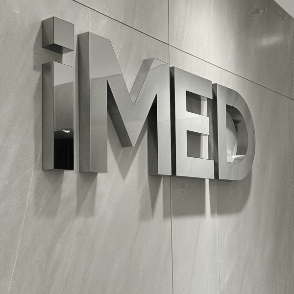 Krom parlak palslanmaz isiksiz kutu harf