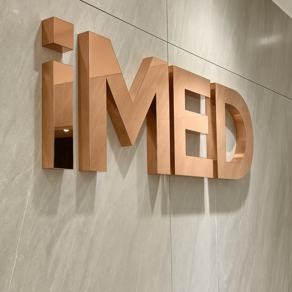 Roz gold palslanmaz isiksiz kutu harf