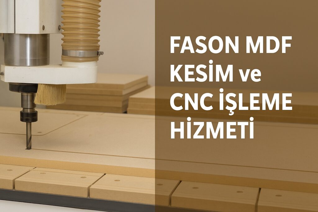 Fason MDF Kesim ve CNC İşleme Hizmeti
