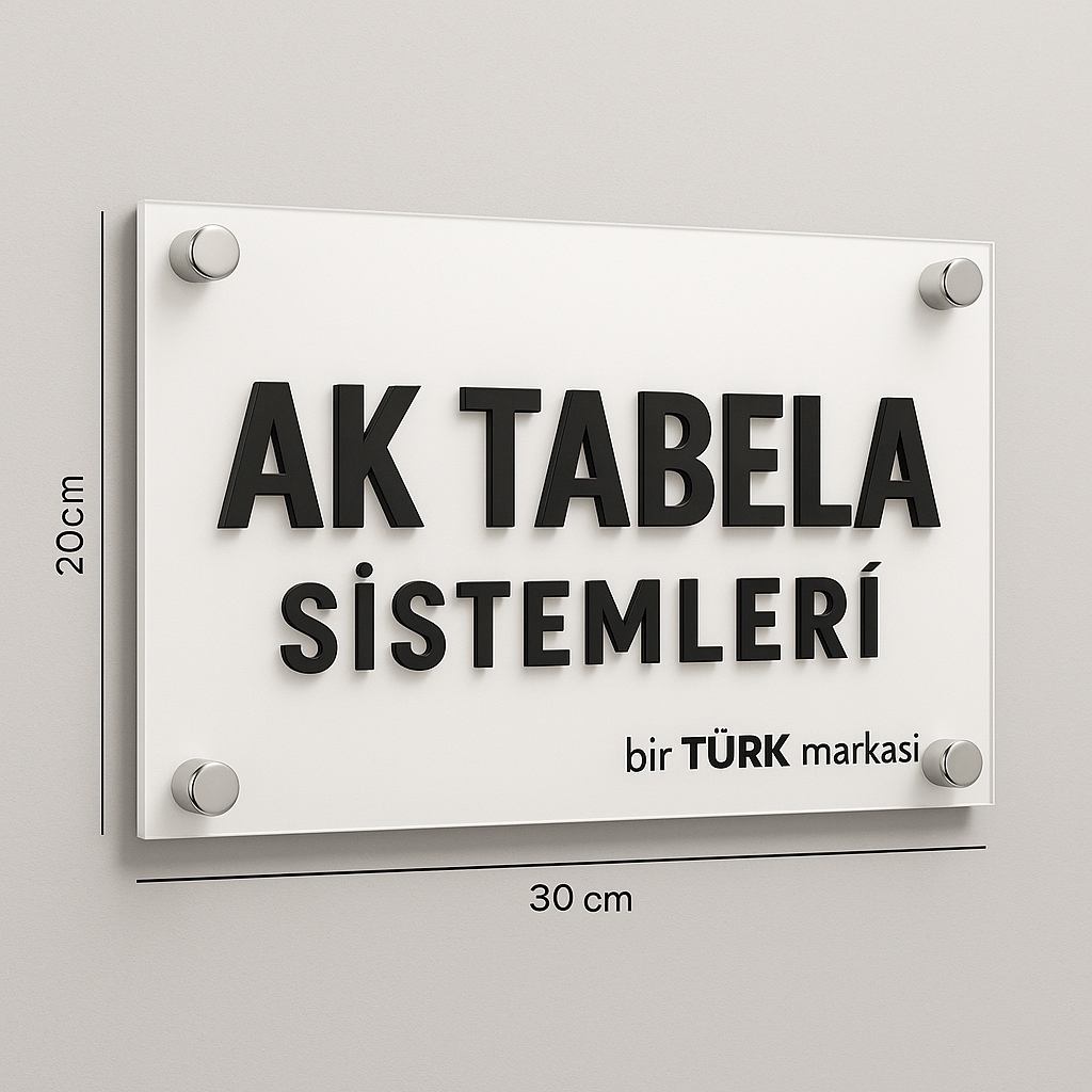 Kabartma Kapı Tabelası