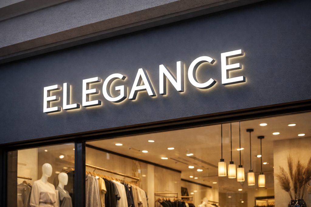 Minimal Isikli Kutu Harf Aluminyum Govde