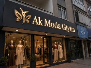 Ak Moda Butik Giyim Tabela