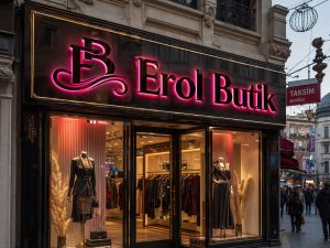 Erol butik taksim tabela