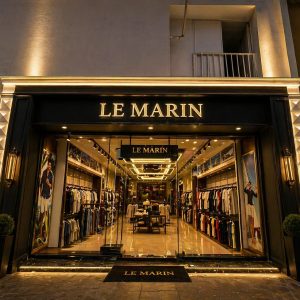 Le Marin Erkek Giyim Işıklı Mağaza Tabelası