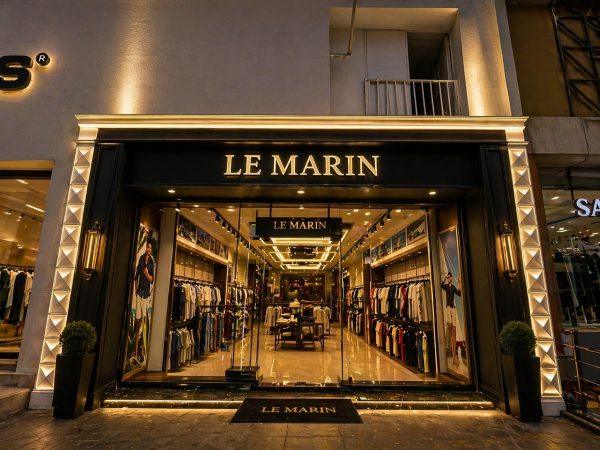 Le marin erkek giyim tabela ornegi