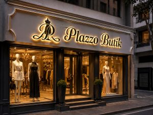 Plazzo butik giyim sisli tabela gorseli